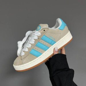 first copy adidas originals campus white preloved blue (4)