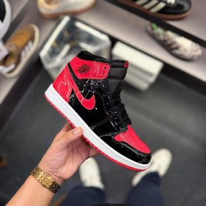 first copy air jordan 1 retro high patent bred (2)