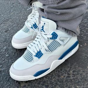 first copy air jordan retro 4 military blue (2)