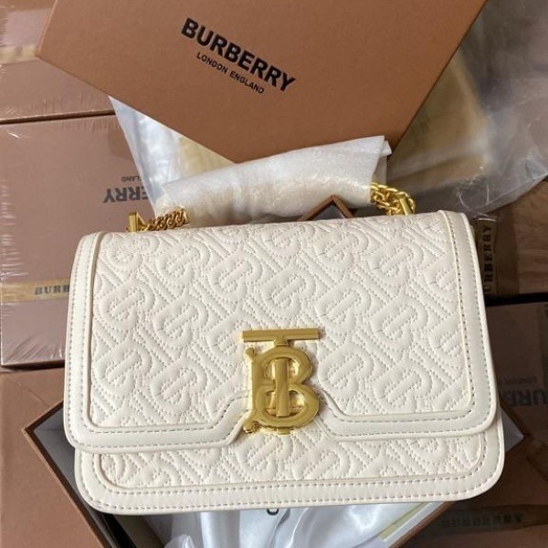 first copy burberry tb monogram quilted shoulder bag – white first copy burberry tb monogram quilted shoulder bag – white