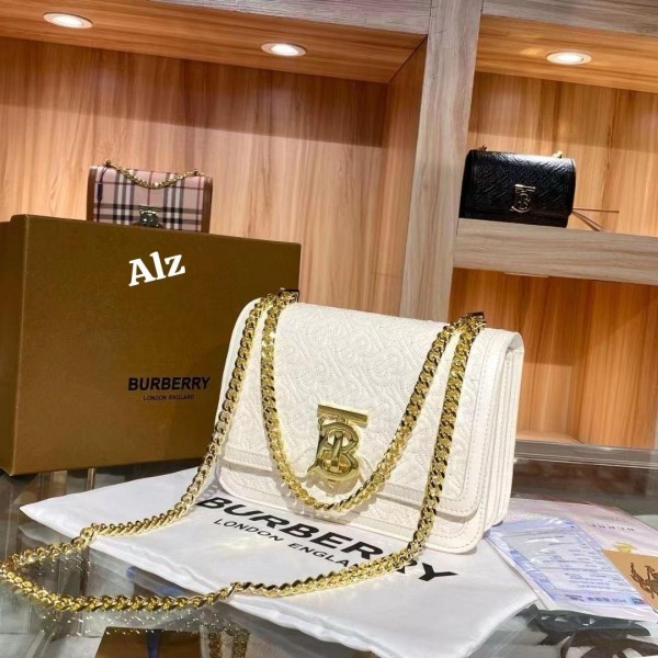 first copy burberry tb monogram quilted shoulder bag – white first copy burberry tb monogram quilted shoulder bag – white