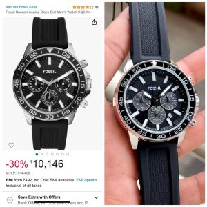first copy fossil bannon men’s watch – premium quality edition