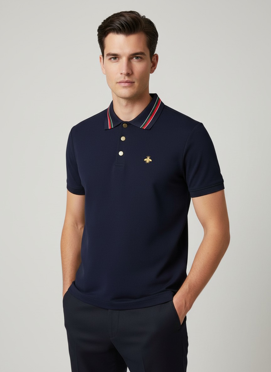 first copy gucci men’s bee logo t shirt (2) first copy gucci men’s bee logo t shirt (2)