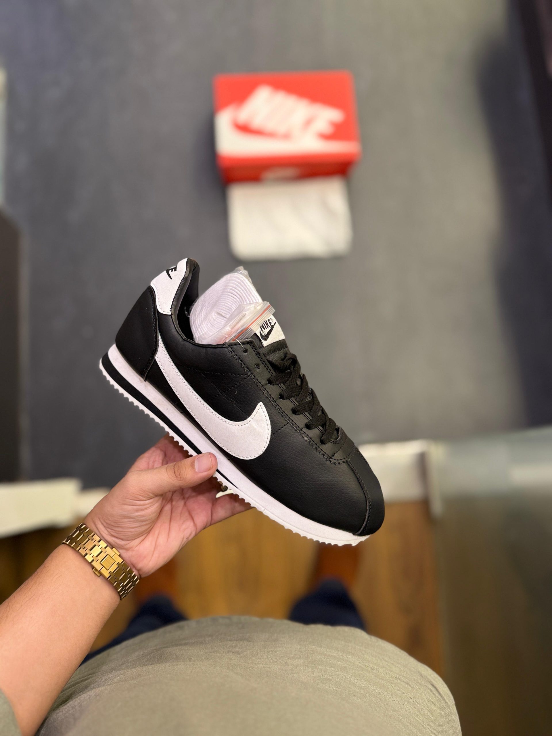 first copy nike cortez basic black (1) first copy nike cortez basic black (1)