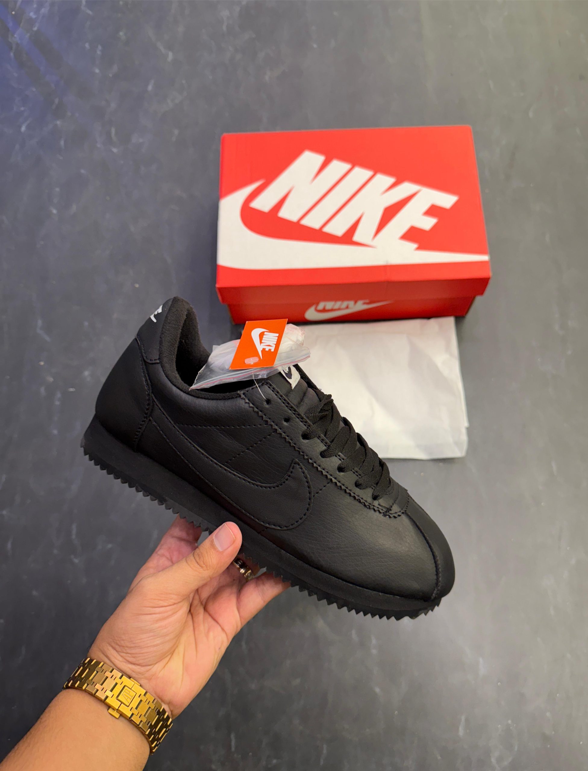 first copy nike cortez new black (3) first copy nike cortez new black (3)