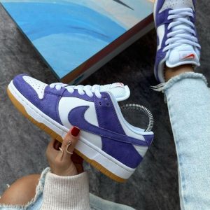 first copy nike sb dunk low purple suede (3)