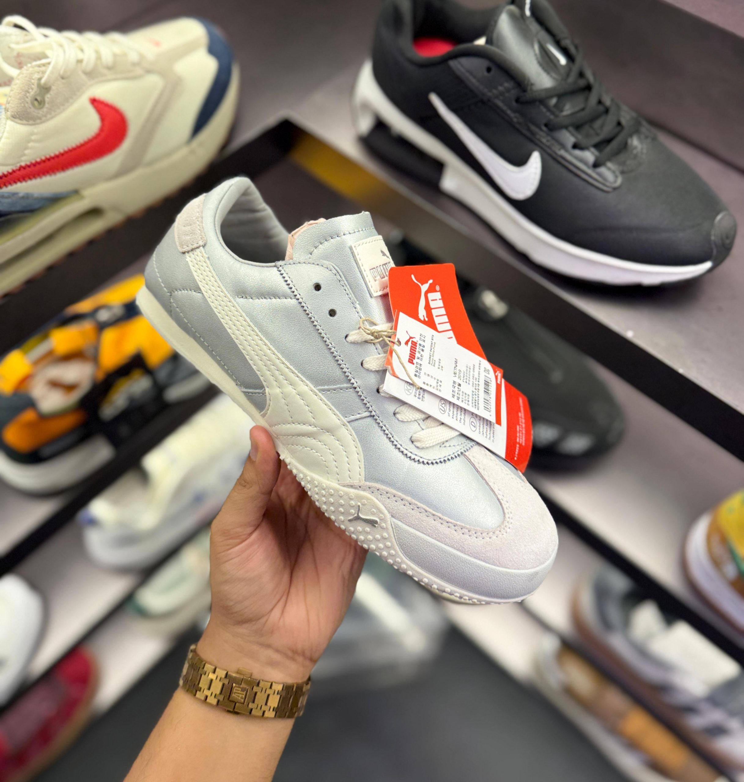 first copy puma bella ut silver sneakers – stylish & comfortable first copy puma bella ut silver sneakers – stylish & comfortable