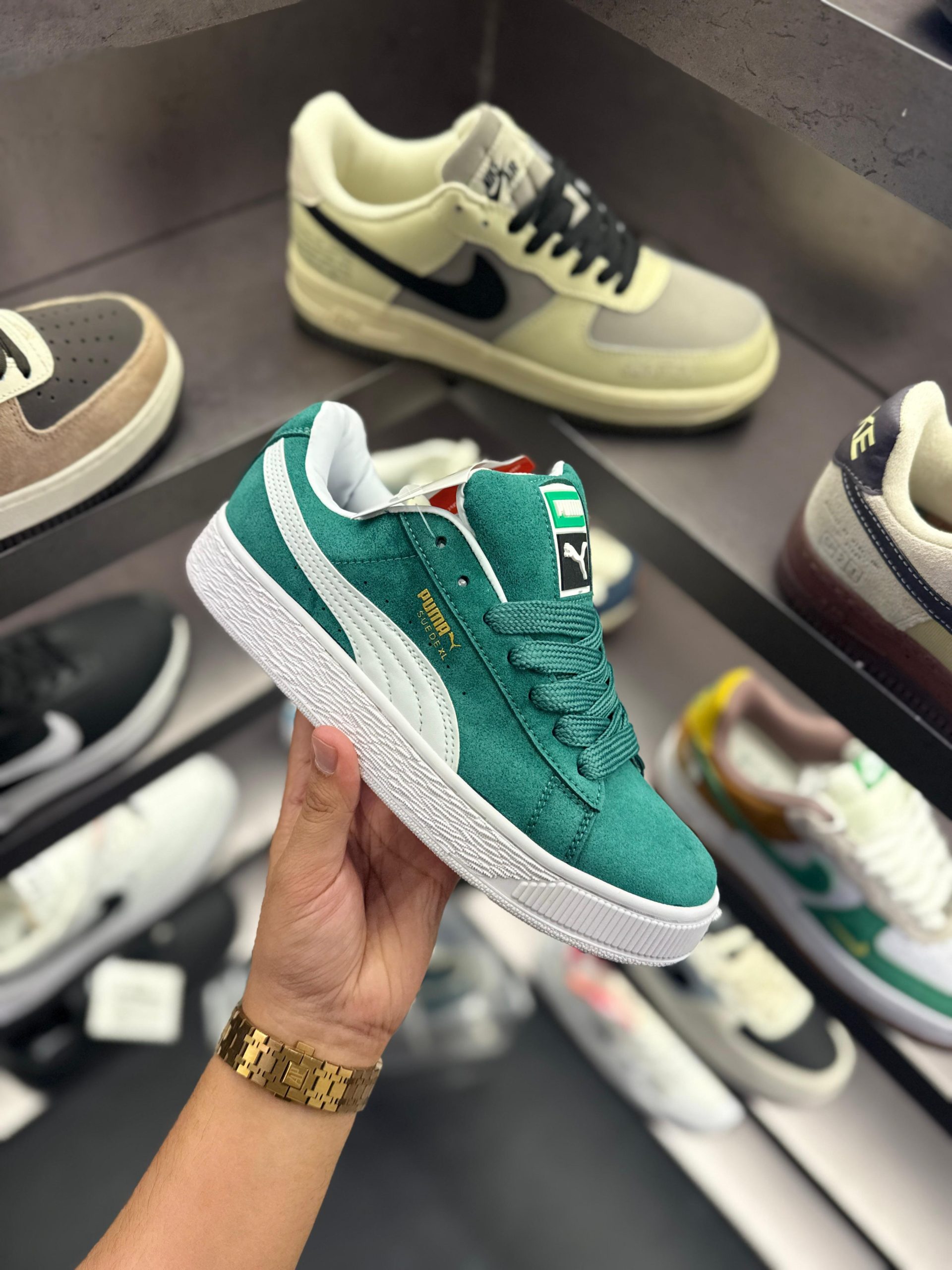 first copy puma classic suede xlg dark green (4) first copy puma classic suede xlg dark green (4)
