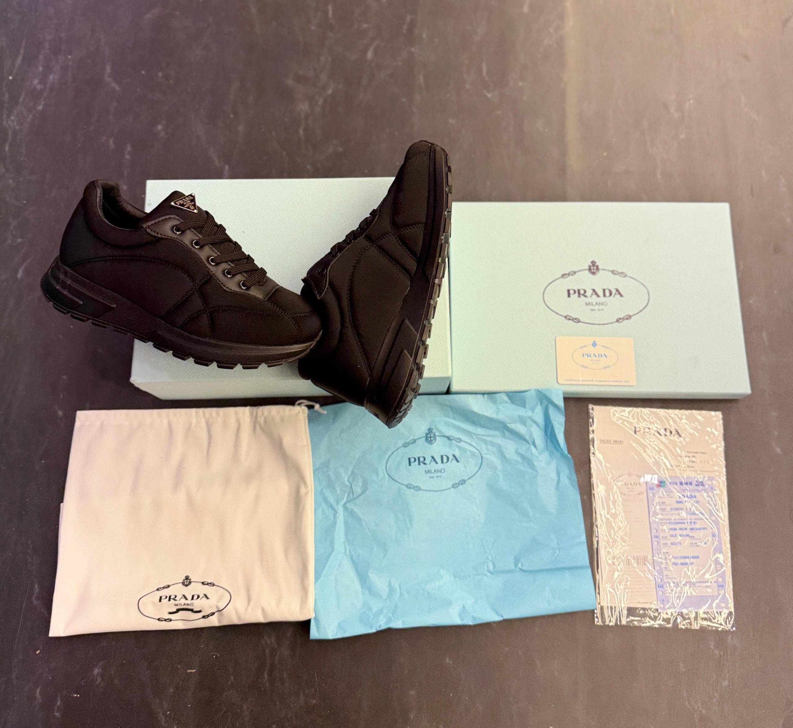 first copy prada milan sneakers (2) first copy prada milan sneakers (2)