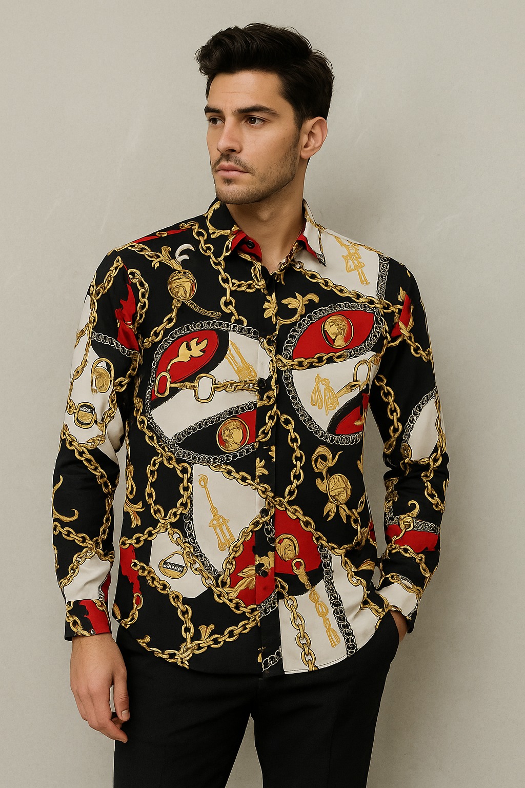 first copy versace chain reaction red shirt – white (2) first copy versace chain reaction red shirt – white (2)
