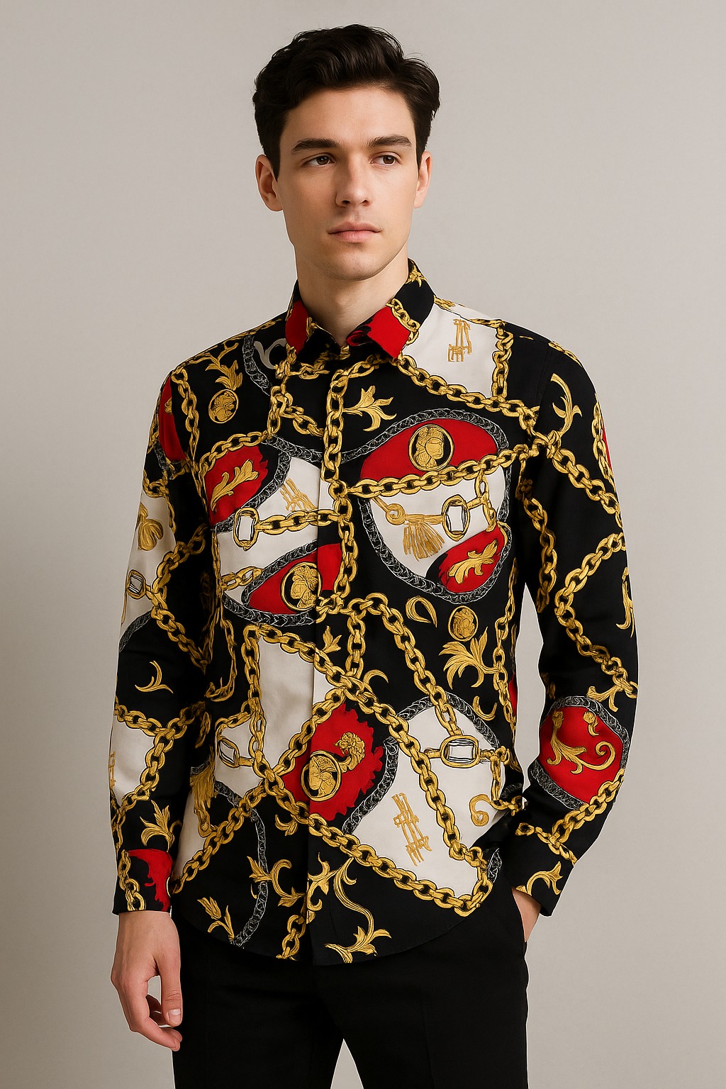 first copy versace chain reaction red shirt – white (3) first copy versace chain reaction red shirt – white (3)