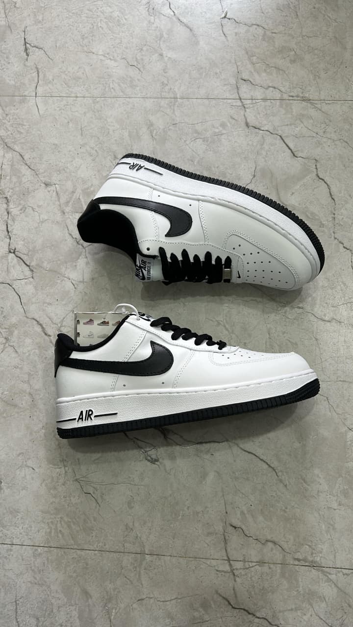 nike air force originals white with black sole (1) nike air force originals white with black sole (1)