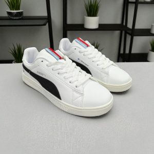 first copy puma bmw mms court sneakers – whiteblack (2)
