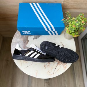 first copy adidas originals handball spezial patent black (2)
