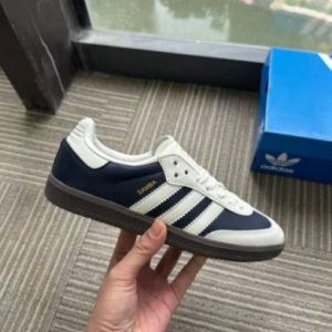 Home first copy adidas originals samba navy white (1)