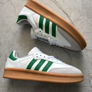 first copy adidas samba big sole white green (1)