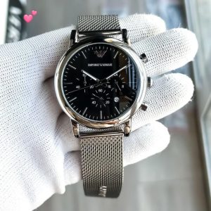first copy emporio armani silver watch (1)
