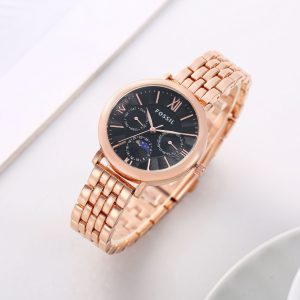 first copy fossil es3121 jacqueline sun moon copper black