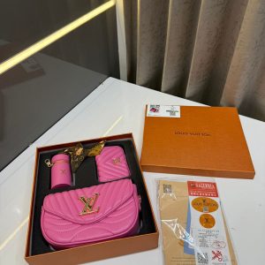 first copy louis vuitton pink premium gift set bag with og box