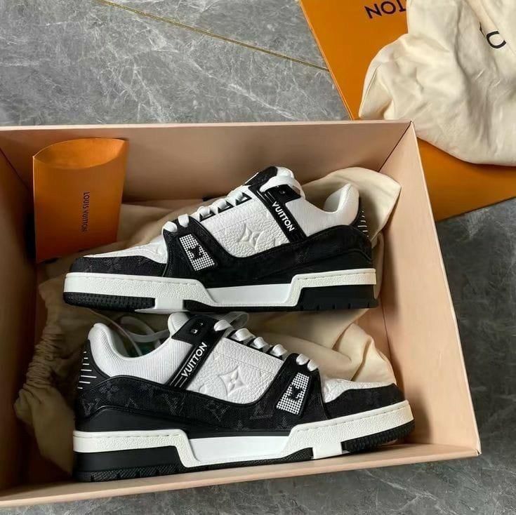 first copy louis vuitton trainer black & white (3) first copy louis vuitton trainer black & white (3)