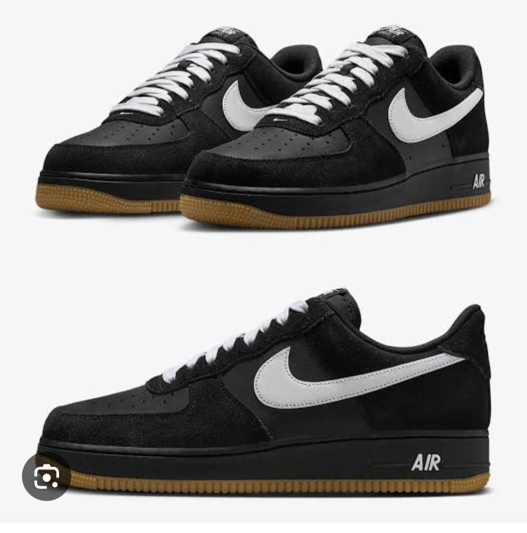 first copy nike airforce originals black tan sole (2) first copy nike airforce originals black tan sole (2)
