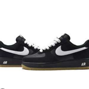 first copy nike airforce originals black tan sole (3)
