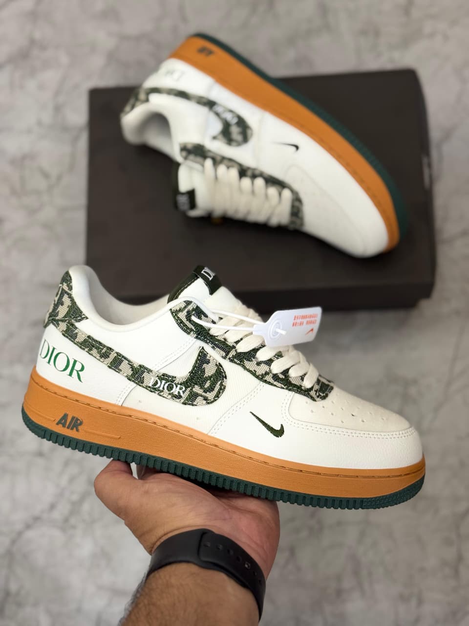 first copy nike airforce x dior premium sneakers (2) first copy nike airforce x dior premium sneakers (2)