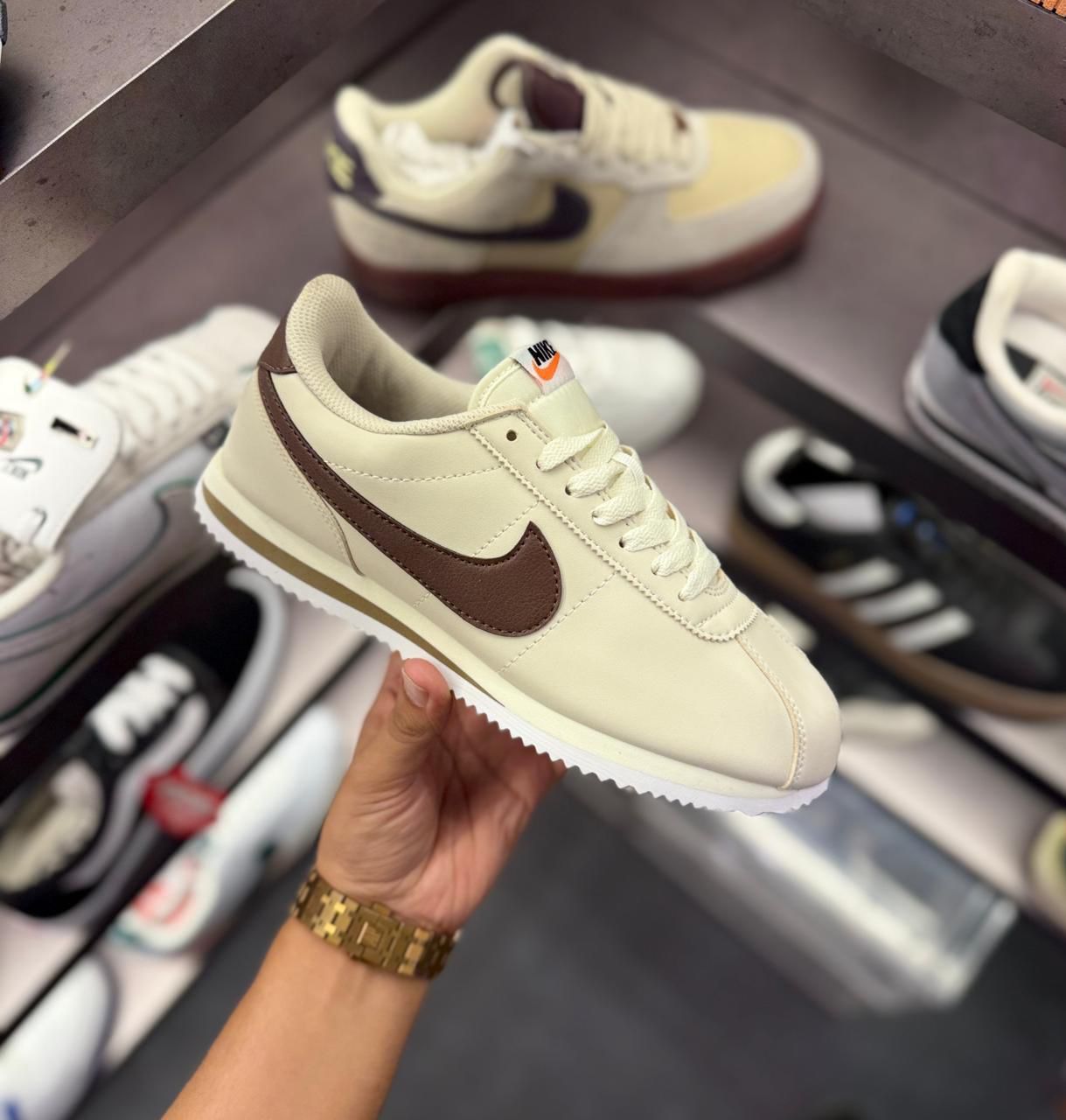 first copy nike cortez cacao wow retro sneakers (2) first copy nike cortez cacao wow retro sneakers (2)