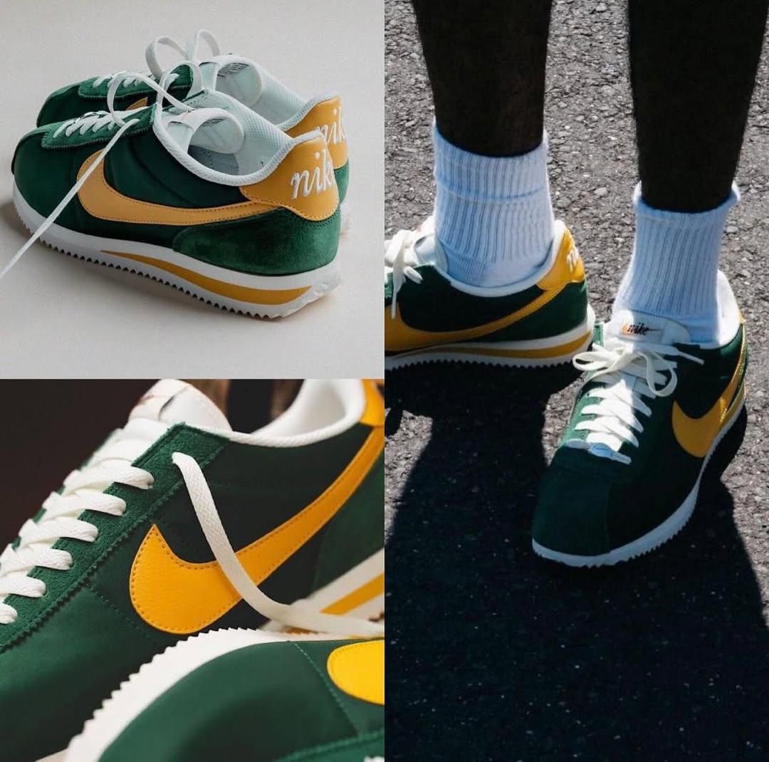 first copy nike cortez nylon green yellow (6) first copy nike cortez nylon green yellow (6)