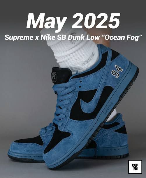 first copy nike sb dunk supreme 94 blue black ocean fog (2) first copy nike sb dunk supreme 94 blue black ocean fog (2)