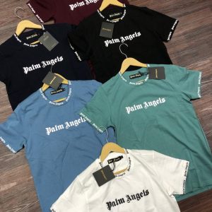 first copy palm angels imported lycra round neck t shirt (4)