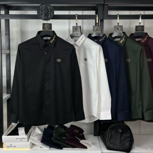 first copy salvatore ferragamo imported cotton lycra fabric full sleeve shirts (1)