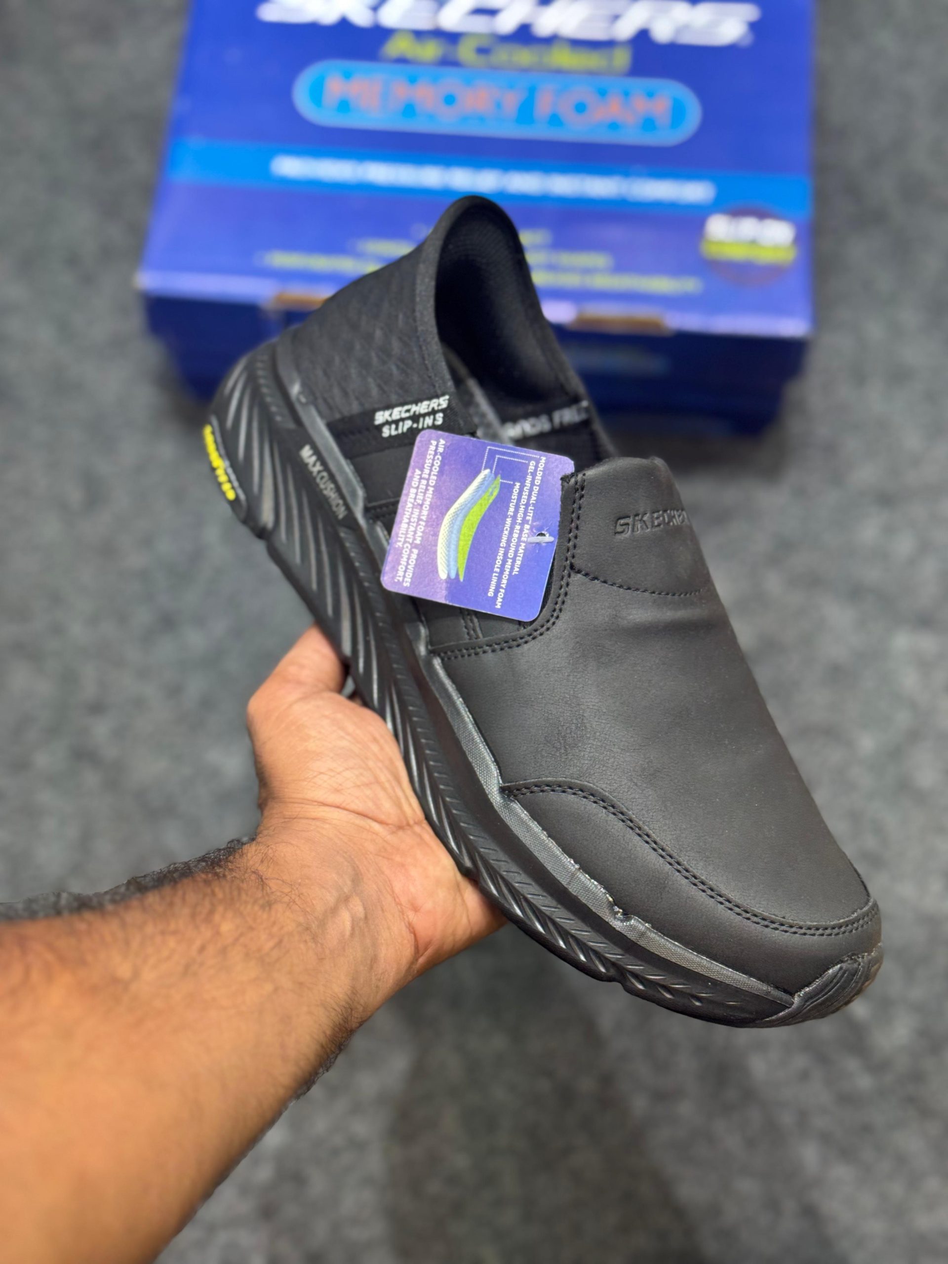 first copy skechers max cushion slip in sneakers (3) first copy skechers max cushion slip in sneakers (3)
