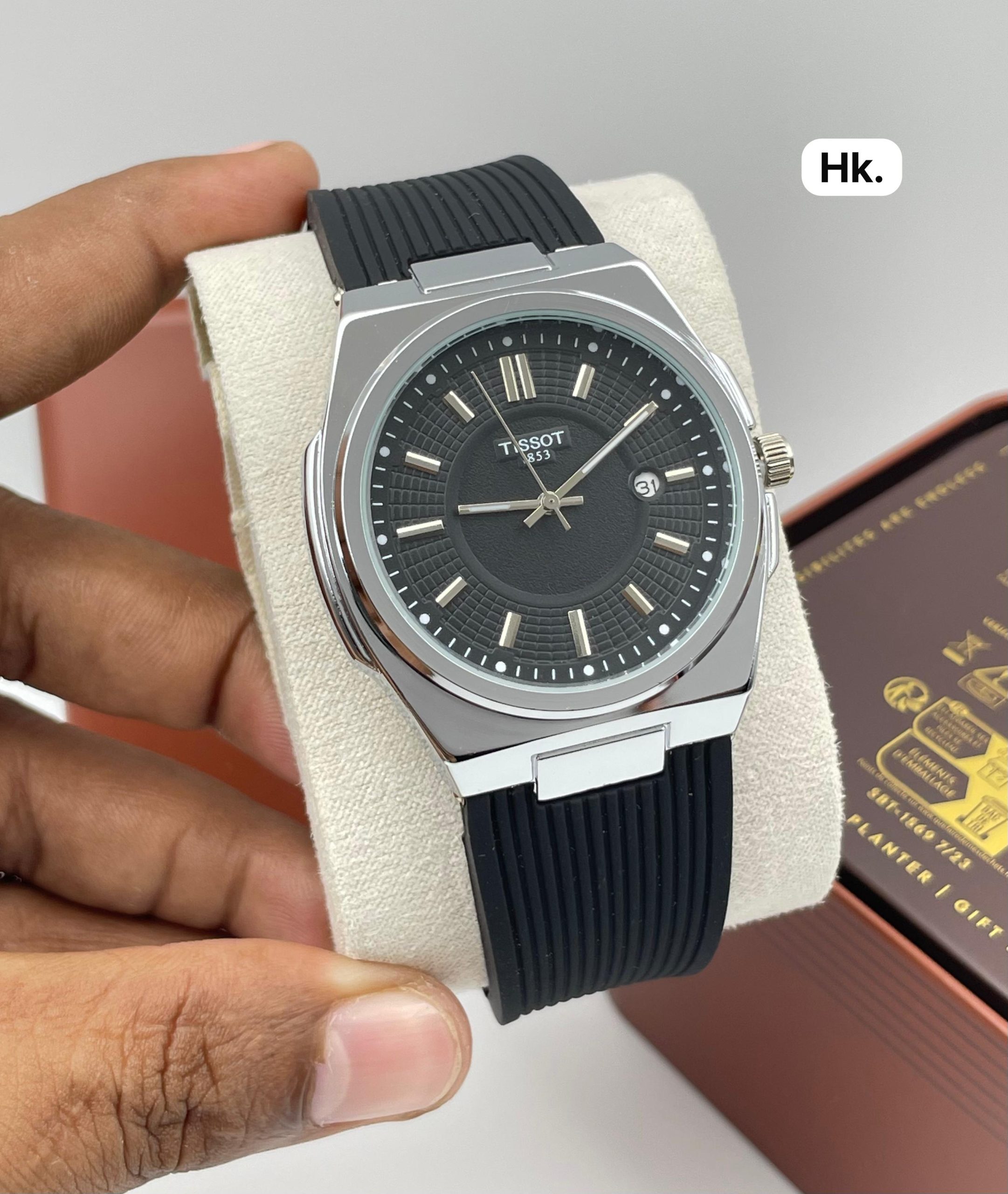 first copy tissot watch – pu belt, metal body, date working first copy tissot watch – pu belt, metal body, date working