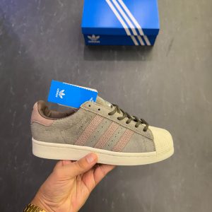 first copy adidas originals superstar brown off white (3)