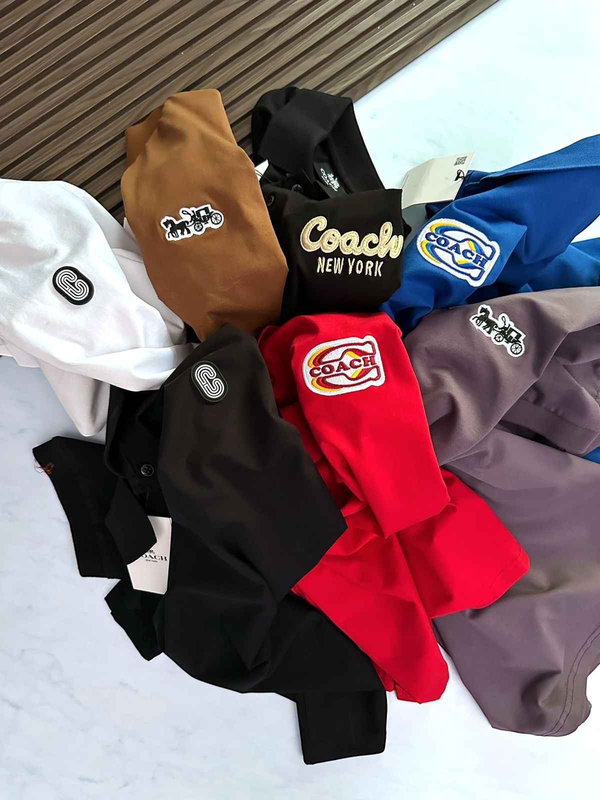 first copy coach imported quality exclusive polo tees for men (22) first copy coach imported quality exclusive polo tees for men (22)