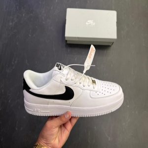 first copy nike air force one white black swoosh (3)