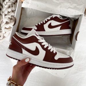 first copy nike air jordan 1 low team red (3)