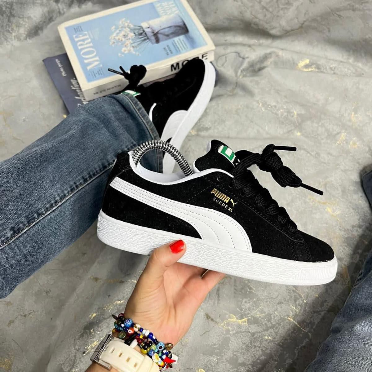 first copy puma suede classic xl black white (3) first copy puma suede classic xl black white (3)