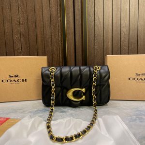 first copy coach quilted mini tabby pillow shoulder bag with box (1)